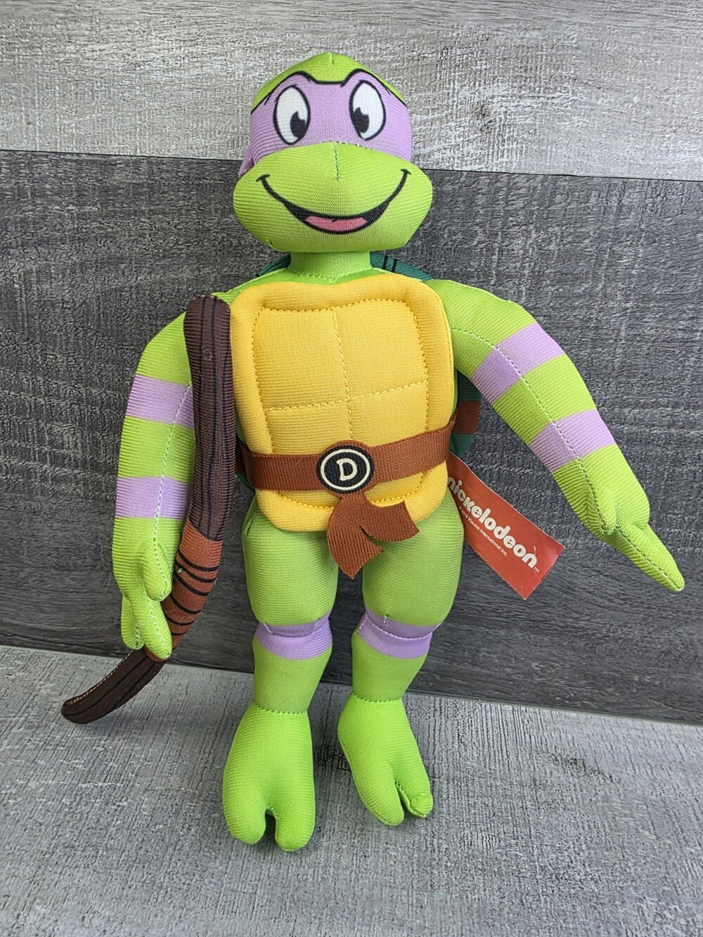 Donatello Teenage Mutant Ninja Turtles TMNT Plush Toy Stuffed Nickelodeon b316